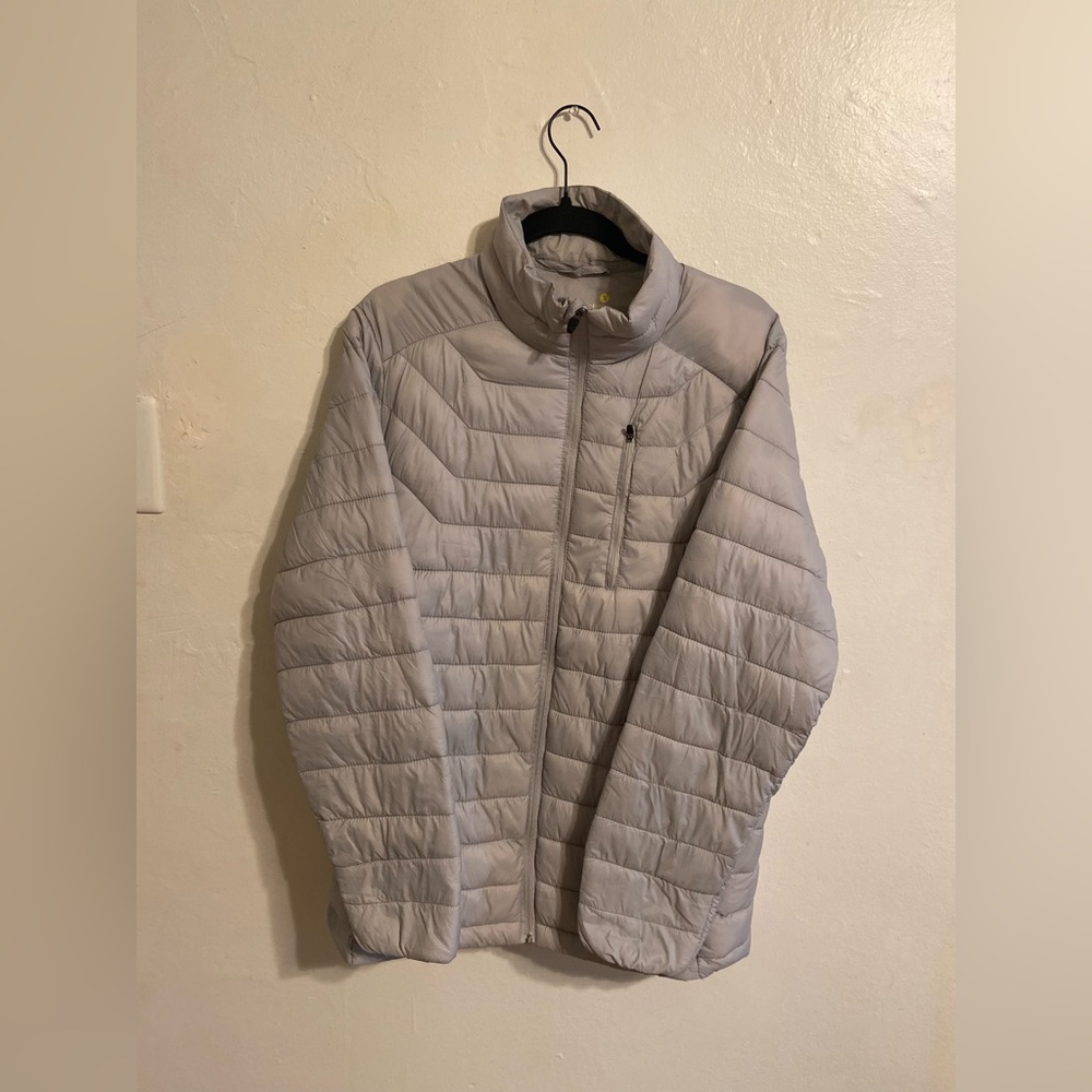 COPY - Xersion Grey lightweight puffer jack in small